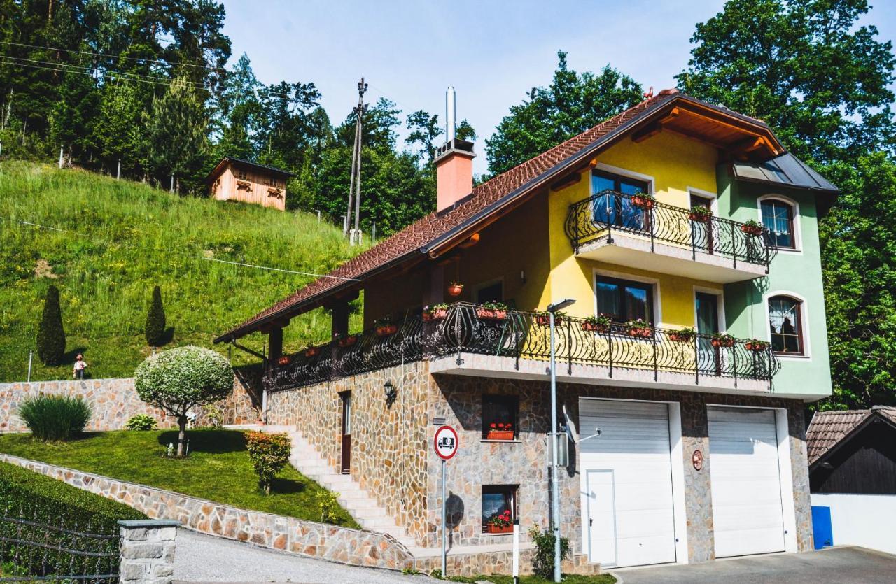 Apartmaji Krebs Mezica Kültér fotó